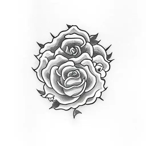 Dragon Around A Rose