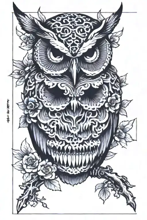 Owl Skull Book