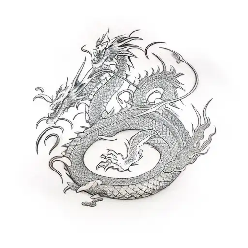 Dragon Going On Both Arms