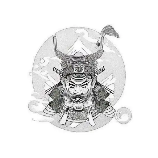 Samurai Nature Half Sleeve