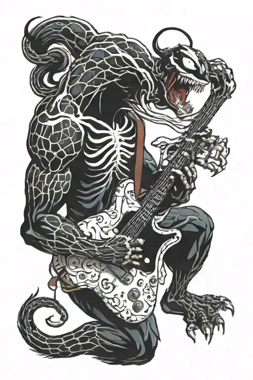 Venom Playing The Guitar
