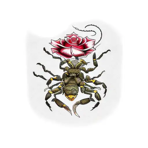 Scorpion And Rose