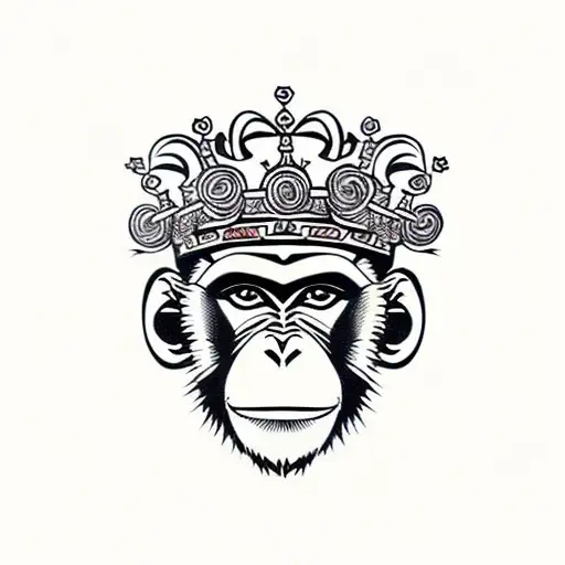 Monkey With A Crown