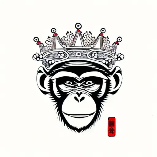 Monkey With A Crown