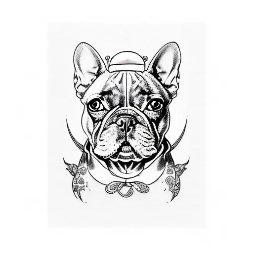 French Bulldog Cartoon