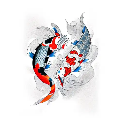 2 Koi Fish