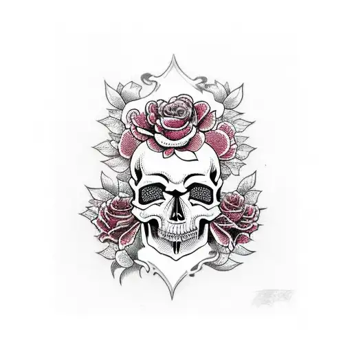 Skull And Roses