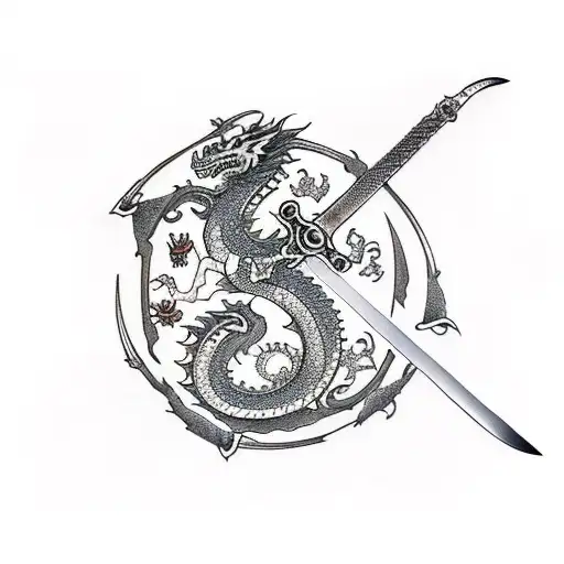 Sword With Dragon