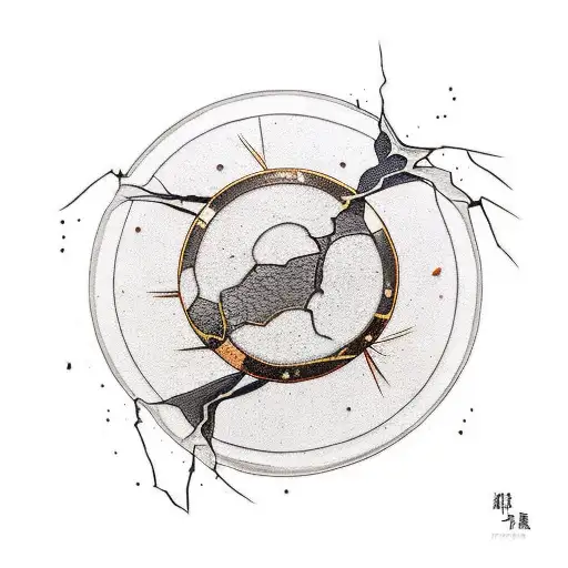 Broken Shield Kintsugi