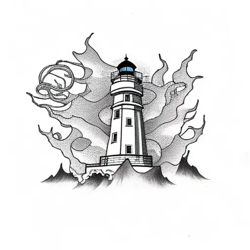 Squid In A Lighthouse