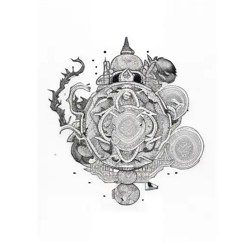 A Dauthger Bulding With His Father