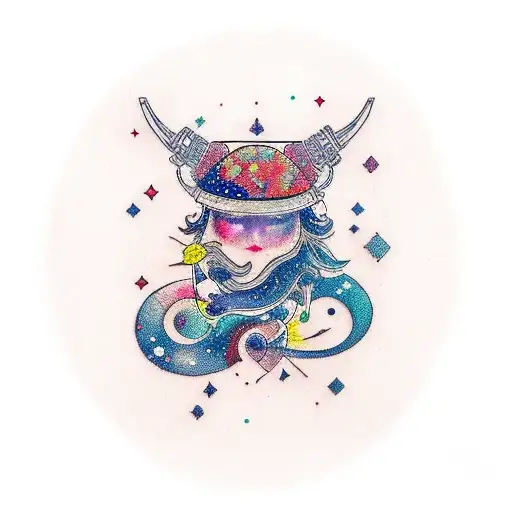 Galaxy Design With Merge Protrait