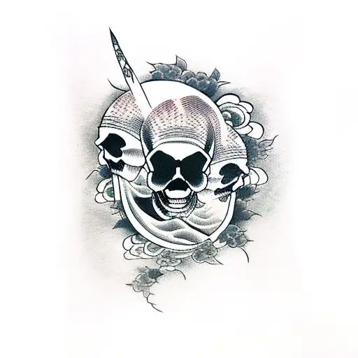 Skull With Night Vision