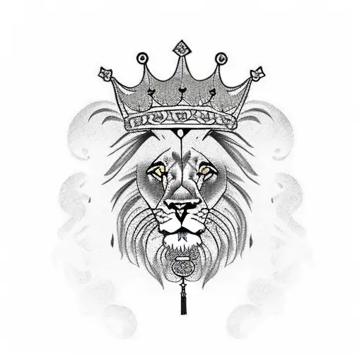 Lion With Crown