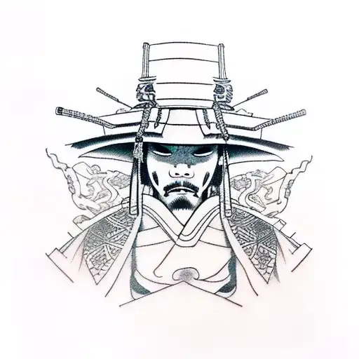 Raiden Shogun With Samurai Mask