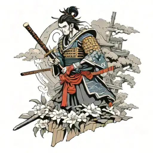 Samurai On The Ruins Of Civilization