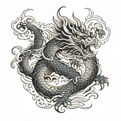 Dragon Emerging Japanese