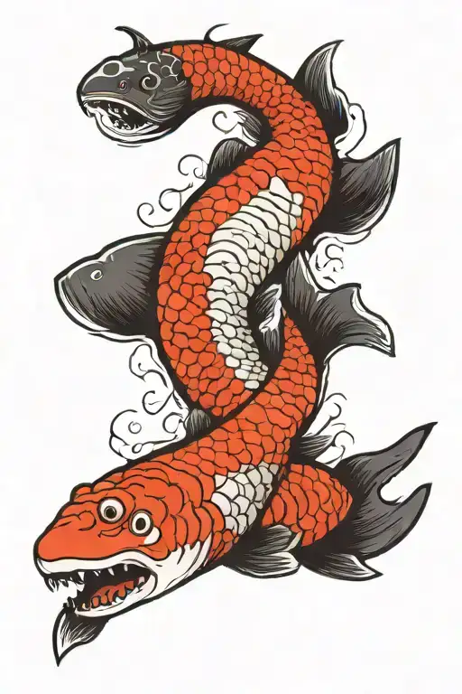 Shark Koi Fish