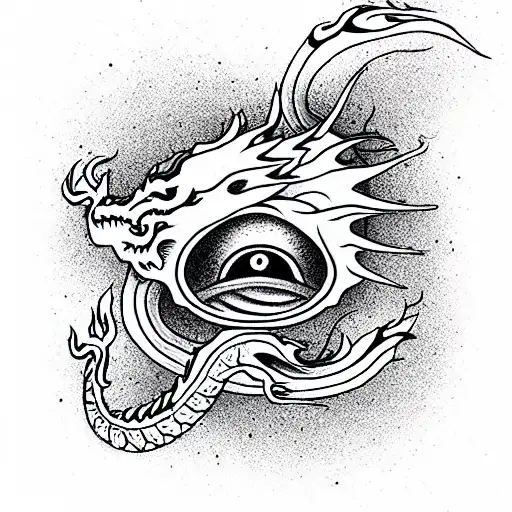 Dragon Wtih A Third Eye