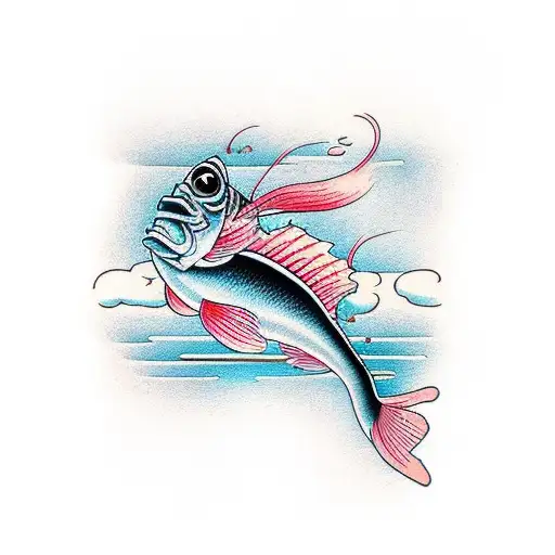 Fish Jumping Out Of Water