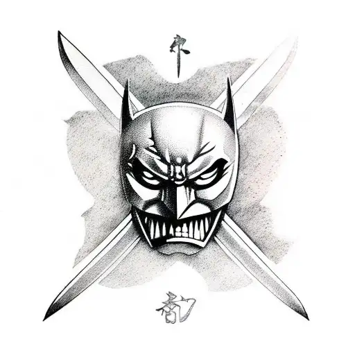 The Dark Knight And Swords