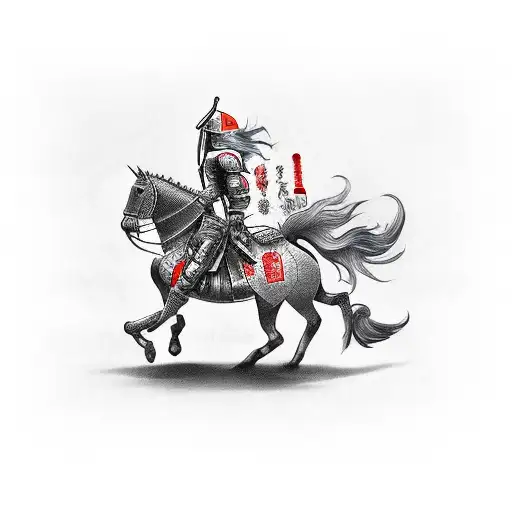 Knight On Horse