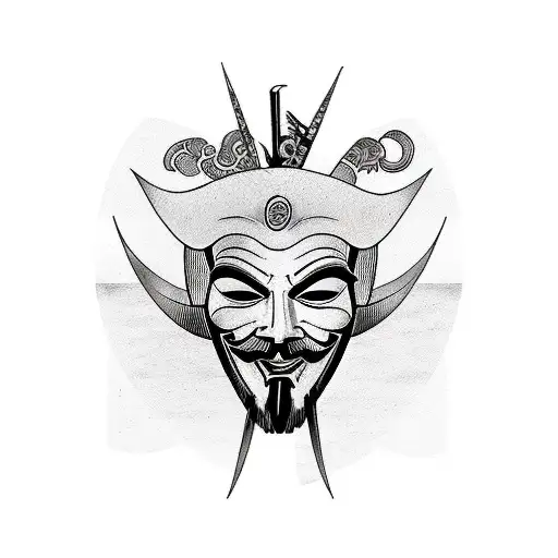 Guy Fawkes Mask Thrme