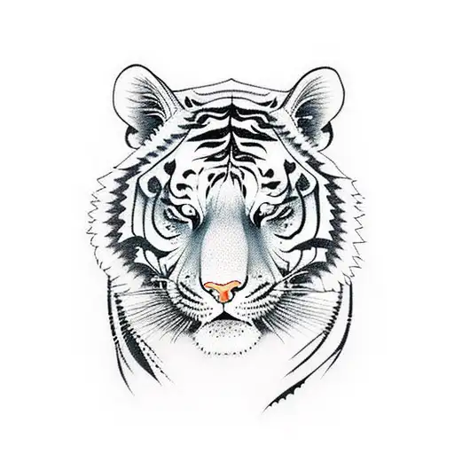 Tiger Climbing Mountain