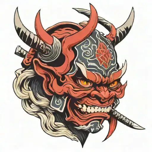 Oni Mask Samurai
