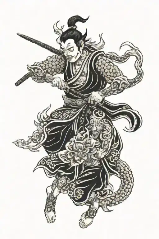 Buddhist Temple Guardians