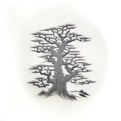 Thirteen Carved In A Tree