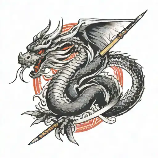 Dragon And Sword