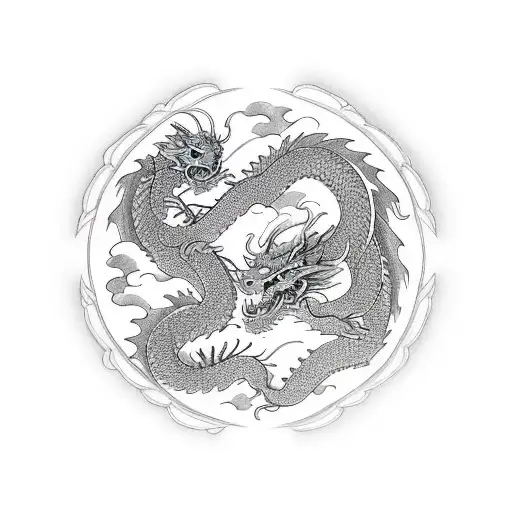 Dragon In A Circle