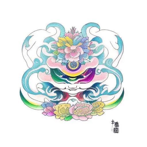 Woman Holding Rainbow