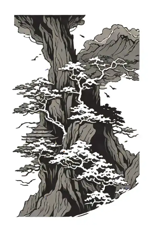 The Man Who Clims A Mountain During A Storm Dreaming Of Better Days