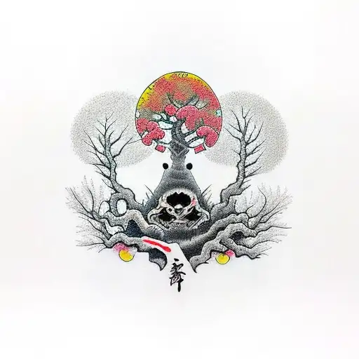 Nubmers 999 With A Tree