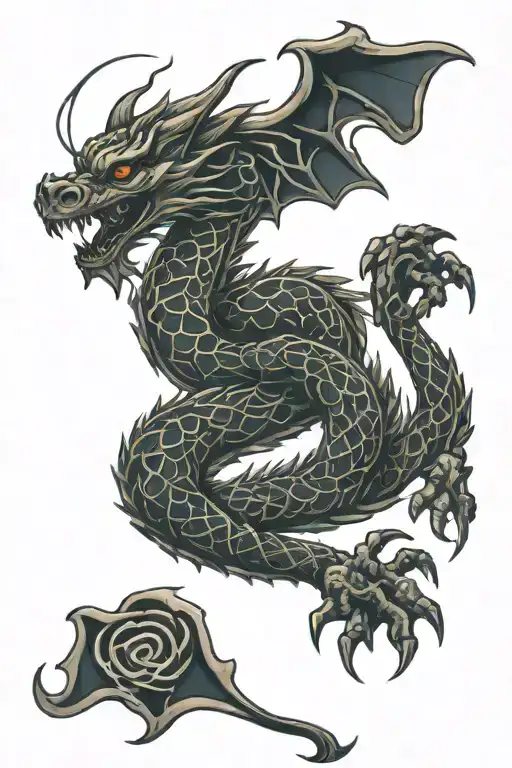 Dragon Celtic Knot Made