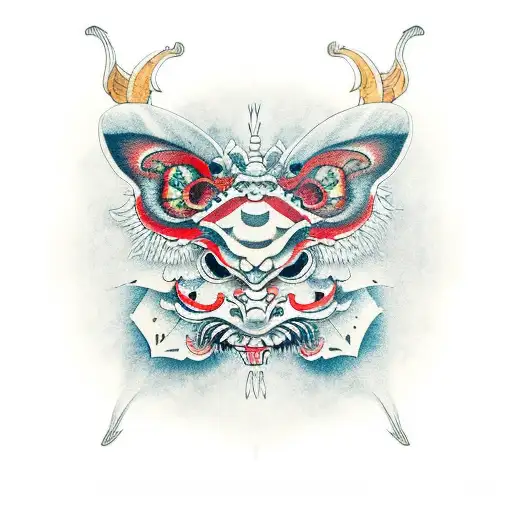 Hannya Mask Moth