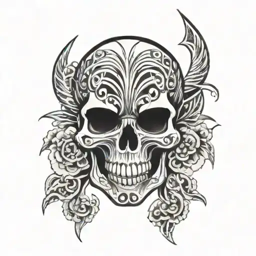 African Tribal Skull