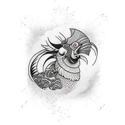 Rooster Fish Sheep Cross