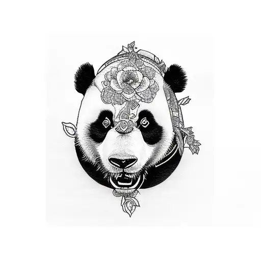 Panda With Bored Facial Expression