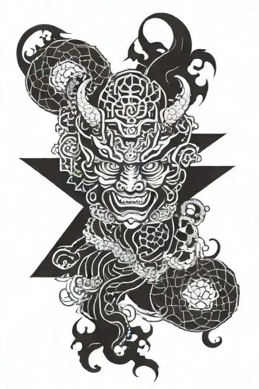 Sacred Geometry Space Demon