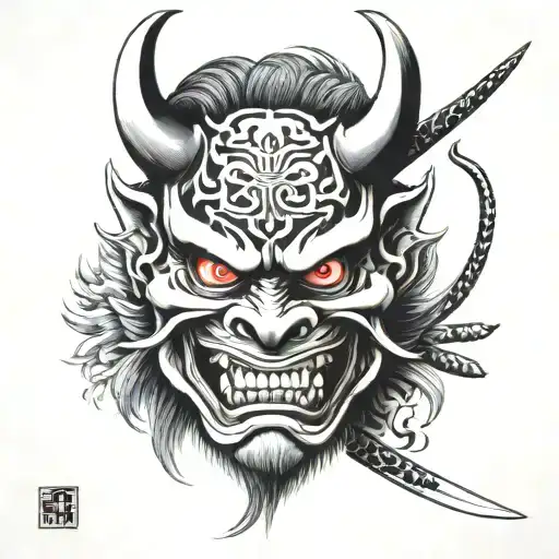 Oni Mask Katana