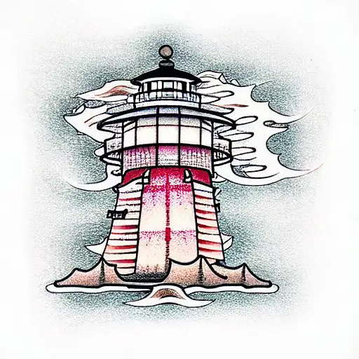 Lighthouse With A Gem Light