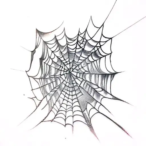 Spider Web On Arm
