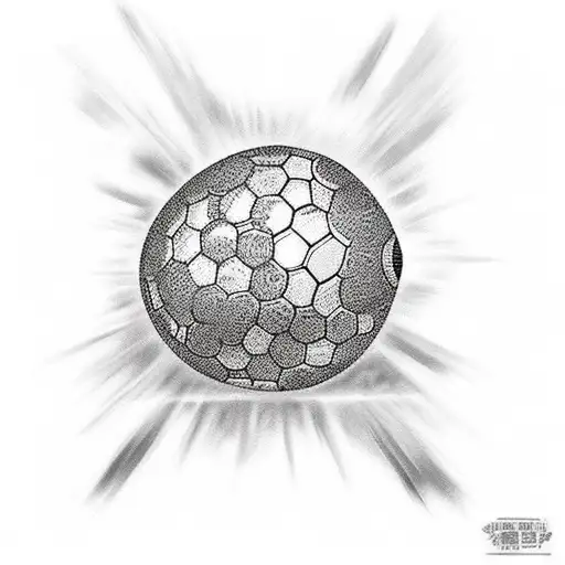 Football As A Meteorite Trought The Space