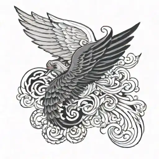 Wings Symbolizing Freedom