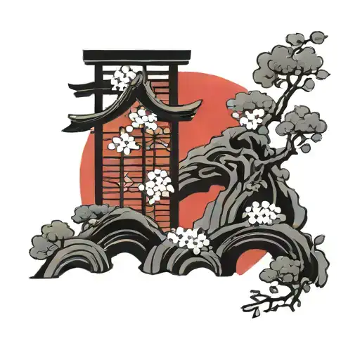 Tori Gate Red And Black