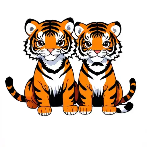 2 Baby Tiger's With Mom