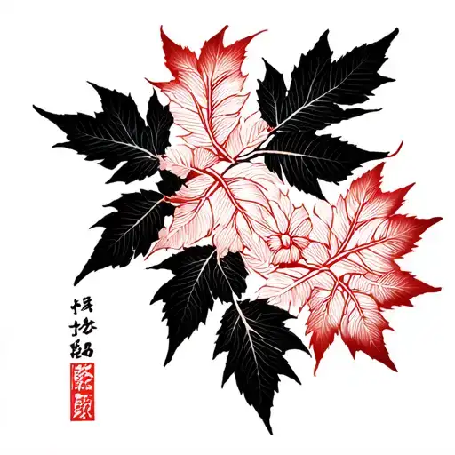 Tree Leaf Intertwined